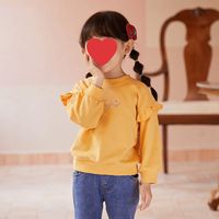 Cute Cartoon Solid Color Polyester T-shirts & Blouses main image 4