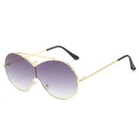 Ig Style Simple Style Solid Color Pc Special-shaped Mirror Full Frame Women's Sunglasses main image 2