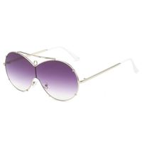 Ig Style Simple Style Solid Color Pc Special-shaped Mirror Full Frame Women's Sunglasses main image 3