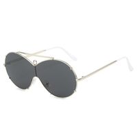 Ig Style Simple Style Solid Color Pc Special-shaped Mirror Full Frame Women's Sunglasses main image 4