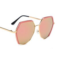 Simple Style Solid Color Ac Polygon Full Frame Women's Sunglasses main image 5