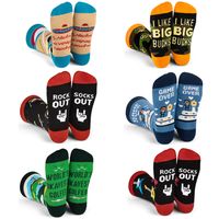 Unisex Simple Style Classic Style Color Block Cotton Crew Socks A Pair main image 1