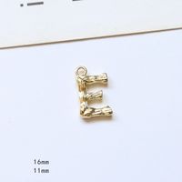 10 Pcs/package Simple Style Letter Copper Plating Pendant Jewelry Accessories sku image 5