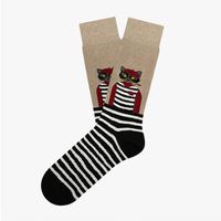 Unisex Simple Style Classic Style Color Block Cotton Crew Socks A Pair sku image 1
