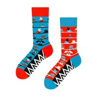 Unisex Simple Style Classic Style Color Block Cotton Crew Socks A Pair main image 3