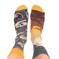 Unisex Einfacher Stil Klassischer Stil Farbblock Baumwolle Crew Socken Ein Paar sku image 1