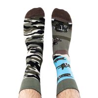 Unisex Einfacher Stil Klassischer Stil Farbblock Baumwolle Crew Socken Ein Paar sku image 3