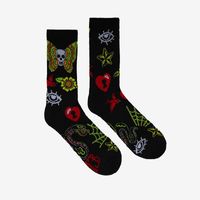 Unisex Simple Style Classic Style Skull Cotton Printing Crew Socks A Pair main image 1