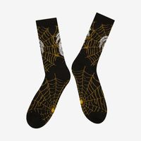 Unisex Simple Style Classic Style Skull Cotton Printing Crew Socks A Pair main image 2