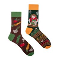 Unisex Simple Style Classic Style Color Block Cotton Printing Crew Socks A Pair main image 5