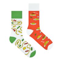 Unisex Simple Style Classic Style Color Block Cotton Printing Crew Socks A Pair main image 3