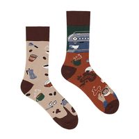 Unisex Simple Style Classic Style Color Block Cotton Printing Crew Socks A Pair sku image 2