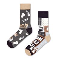 Unisex Simple Style Classic Style Color Block Cotton Printing Crew Socks A Pair sku image 4