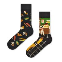 Unisex Simple Style Classic Style Color Block Cotton Printing Crew Socks A Pair sku image 1