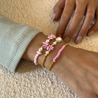 Bohemian Geometric Artificial Pearl Seed Bead Beaded Plating Women's Bracelets main image 1