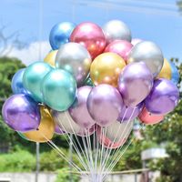Simple Style Classic Style Solid Color Emulsion Holiday Daily Balloons main image 4