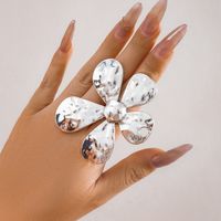 Ig Style Exaggerated Flower Alloy Plating Women's Rings Necklace main image 4