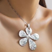 Ig Style Exaggerated Flower Alloy Plating Women's Rings Necklace main image 5
