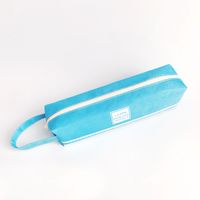 Color Block Cloth Learning School Preppy Style Simple Style Pencil Case main image 4