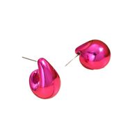 1 Pair Simple Style Classic Style Water Droplets Plating Arylic Ear Studs main image 5