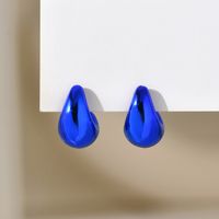 1 Pair Simple Style Classic Style Water Droplets Plating Arylic Ear Studs sku image 4