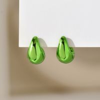 1 Pair Simple Style Classic Style Water Droplets Plating Arylic Ear Studs sku image 10
