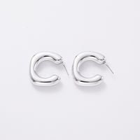 1 Pair Simple Style Geometric Plating Arylic Earrings sku image 8