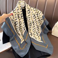 Femmes Style Simple Lettre Polyester Foulard main image 1