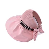 Women's Elegant Classic Style Color Block Curved Eaves Sun Hat sku image 4