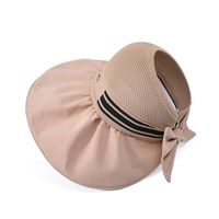 Women's Elegant Classic Style Color Block Curved Eaves Sun Hat sku image 2