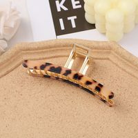 Women's Simple Style Color Block Acetic Acid Sheets Metal Handmade Hair Claws main image 5