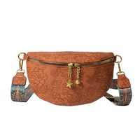Women's Pu Leather Color Block Vintage Style Classic Style Square Zipper Shoulder Bag sku image 1