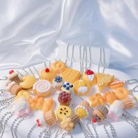 Süß Frucht Kuchen Synthetik Dreidimensional Unisex Halskette Mit Anhänger main image 1