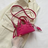Women's Medium Pu Leather Solid Color Streetwear Square String Shoulder Bag sku image 5