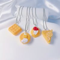 Süß Frucht Kuchen Synthetik Dreidimensional Unisex Halskette Mit Anhänger main image 6