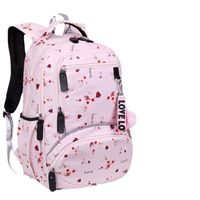 Waterproof Printing Cartoon School Daily School Backpack main image 1