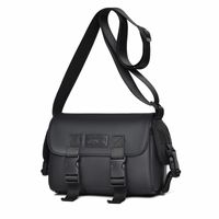Men's Solid Color Oxford Cloth Zipper Shoulder Bag main image 3