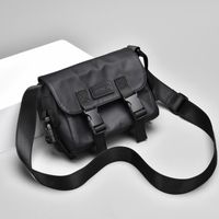 Men's Solid Color Oxford Cloth Zipper Shoulder Bag main image 6