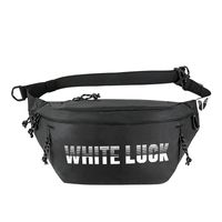 Unisex Pu Leather Color Block Streetwear Square Zipper Shoulder Bag main image 3