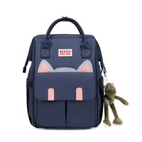 Waterproof Anti-theft Solid Color Casual Daily Women's Backpack sku image 4