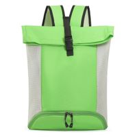 Men's Solid Color Nylon Zipper Fashion Backpack Hiking Backpack sku image 4