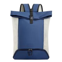 Men's Solid Color Nylon Zipper Fashion Backpack Hiking Backpack sku image 6