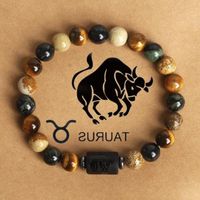 Casual Simple Style Constellation Natural Stone Bracelets In Bulk sku image 2