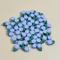 100 PCS/Package Soft Clay Flower Beads sku image 2