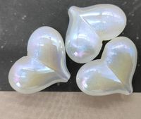 1 Piece ABS Heart Shape Beads sku image 1