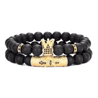 Hip Hop Geometrisch Krone Glas Unisex Armbänder sku image 4