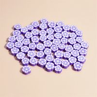 100 PCS/Package Soft Clay Flower Beads sku image 4
