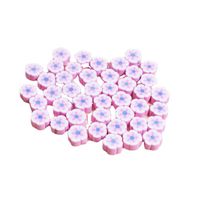 100 PCS/Package Soft Clay Flower Beads main image 3