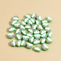100 PCS/Package Soft Clay Clouds Rainbow Beads sku image 4