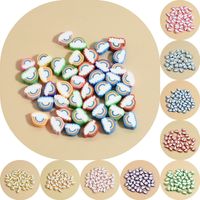 100 PCS/Package Soft Clay Clouds Rainbow Beads main image 2